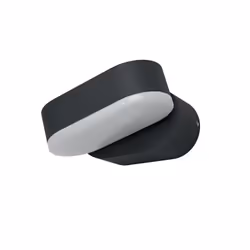 Osram Endura Style Mini Spot, Outdoor wall lighting, Grey, Aluminium, Polymethyl methacrylate (PMMA), IP44, Entrance, Facade, ...