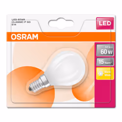 Osram Retrofit CLASSIC P energy-saving lamp Warm white 2700 K 6 W E14