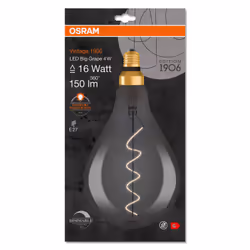 Osram Vintage 1906 LED bulb Warm comfort light 1800 K 5 W E27 G - Additional view 5
