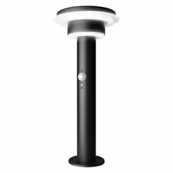Ledvance LV392748 Endura Solar Style Circle Garden Light with Sensor - Black