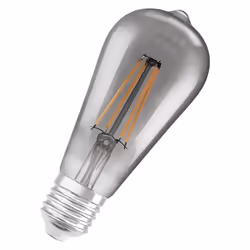 LEDVANCE SMART+, Smart bulb, Bluetooth, Grey, LED, E27, Warm white