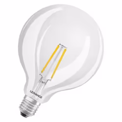 LEDVANCE SMART+ WiFi Filament Globe Dimmable, Smart bulb, Wi-Fi, Transparent, Integrated LED, E27, Warm white
