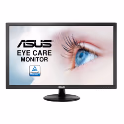 ASUS VP228DE, 54.6 cm (21.5"), 1920 x 1080 pixels, Full HD, LCD, 5 ms, Black