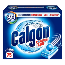 Calgon Water Softener Powerball 4-in-1 Washing Machine Limescale 75 Tablets
