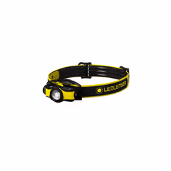 Ledlenser iH5R, Headband flashlight, Black, Yellow, IPX4, 400 lm, 180 m, 35 h