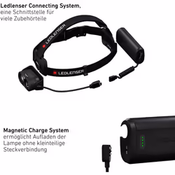 Ledlenser Head lamp, Black, One Size