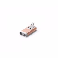 Ledlenser -502578, Trinket flashlight, Rose gold, Aluminium, Buttons, Battery level, Charging, IPX2