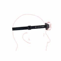 Ledlenser HF4R Core Black, Red Headband flashlight LED - Additional view 7