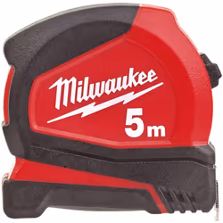 Milwaukee 4932459593 932459593 Pro Compact Tape Measure 5m (Width 25mm) (Metric Only)