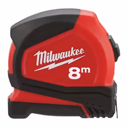 Milwaukee 4932459594 932459594 Pro Compact Tape Measure 8m (Width 25mm) (Metric Only)
