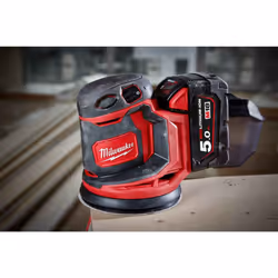 Milwaukee M18BOS125-502B 18v Li-ion Random Orbital Sander  2 Batteries