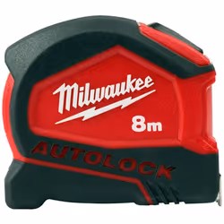 Milwaukee 4932464664 932464664 Autolock Tape Measure 8m (Width 25mm) (Metric Only)