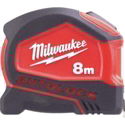 Milwaukee 4932464666 932464666 Autolock Tape Measure 8m/26ft (Width 25mm)