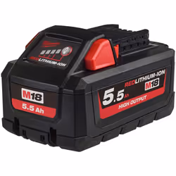 Battery MILWAUKEE HIGH Output 5,5AH -M18 HB5,5