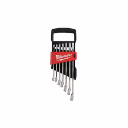 Milwaukee Hand Tools MAX BITE Ratcheting Metric Combination Spanner Set, 7 Piece
