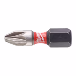Milwaukee SHOCKWAVE Impact Duty Bits PZ2 x 25mm (Pack 2) 4932472040