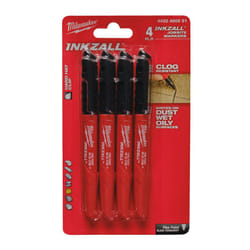 - INKZALL Markers Black - 4 pcs