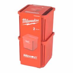 Packout Container 10 x 10 cm Pack of 2, Red
