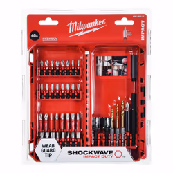 SHOCKWAVE bit/bit+drill+shank set 40 items 4932492004 MILWAUKEE
