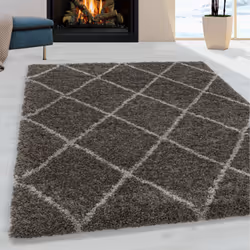 Ayyildiz Hali ALVOR801503401TAUPE, Carpet, Polypropylene (PP), Taupe, Rectangle, 800 mm, 1500 mm