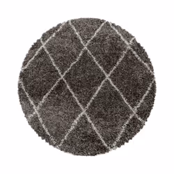 Ayyildiz Hali ALVOR1601603401TAUPE, Carpet, Polypropylene (PP), Taupe, Round, 1600 mm, 1600 mm