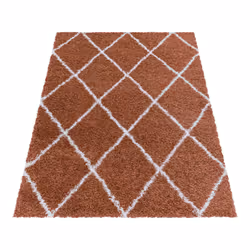 Ayyildiz Hali ALVOR801503401TERRA area rug Carpet Rectangle Polypropylene (PP) Terracotta