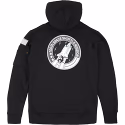 Alpha Industries Space Shuttle Hoodie, black, Size M for Men