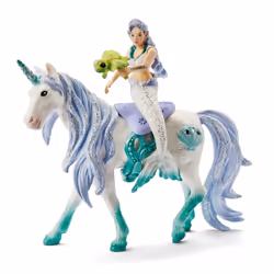 schleich BAYALA Mermaid riding on sea unicorn, 5 yr(s), Bayala: A Magical Adventure, Multicolour, Plastic, 1 pc(s)