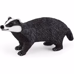 schleich WILD LIFE Badger, 3 yr(s), Black, White, 1 pc(s)