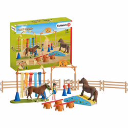 Schleich Farm World Pony Agility Training Playset