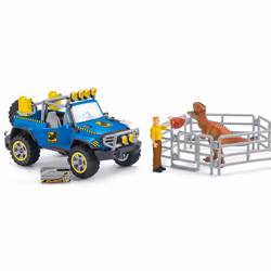 schleich Dinosaurs Off-Road Vehicle With Dino Outpost, Dinosaurs, 4 yr(s), Multicolour