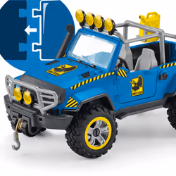 schleich Dinosaurs Off-Road Vehicle With Dino Outpost - Additional view 4