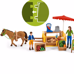 schleich Farm Life Sunny Day Mobile Farm Stand - Additional view 5