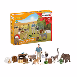 schleich HORSE CLUB Advent Calendar Wild Life 2021, 3 yr(s), Multicolour