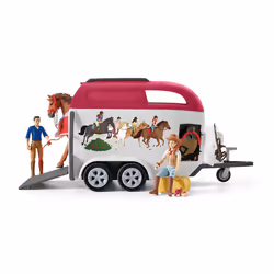 schleich HORSE CLUB Horse Adventures with Car and Trailer - Additional view 4
