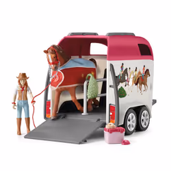 schleich HORSE CLUB Horse Adventures with Car and Trailer - Additional view 5