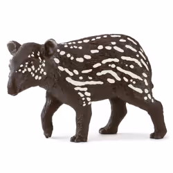 schleich WILD LIFE Tapir Baby, 3 yr(s), Black, White
