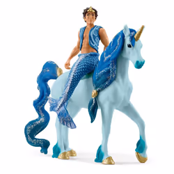 schleich Aryon on Unicorn, 5 yr(s), Multicolour