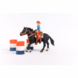 schleich Cowgirl Barrel Racing Fun - Additional view 4