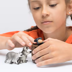 Schleich Wild Life  5-Piece Playset  Animal Toys for Boys and Girls 3-8 Years Old  Nutty Mischief