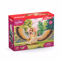 schleich BAYALA Fairy in Flight on Glam-Owl - Additional view 7