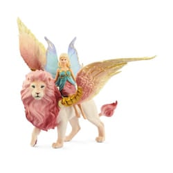 Fairy in Flight on Winged Lion schleich BAYALA with Moveable Parts  De