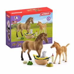 schleich HORSE CLUB Sarah's baby animal care, 5 yr(s), Multicolour