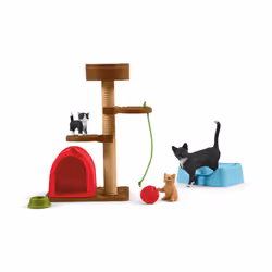 schleich FARM WORLD Playtime for cute cats, 3 yr(s), Multicolour