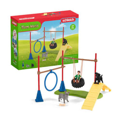 schleich FARM WORLD Puppy Agility Training