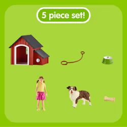 schleich FARM WORLD Dog kennel