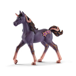 Schleich bayala  Unicorn Toys for Girls and Boys  Shooting Star Unicorn Foal Toy Figurine  Purple  Ages 5+