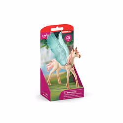 Schleich bayala  Unicorn Toys for Girls and Boys  Decorated Unicorn Pegasus Foal Toy Figurine  Ages 5 and Above