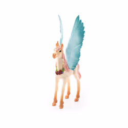 Schleich bayala  Unicorn Toys for Girls and Boys  Decorated Unicorn Pegasus Foal Toy Figurine  Ages 5 and Above