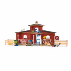 schleich FARM WORLD Large Barn with Animals and Accessories
